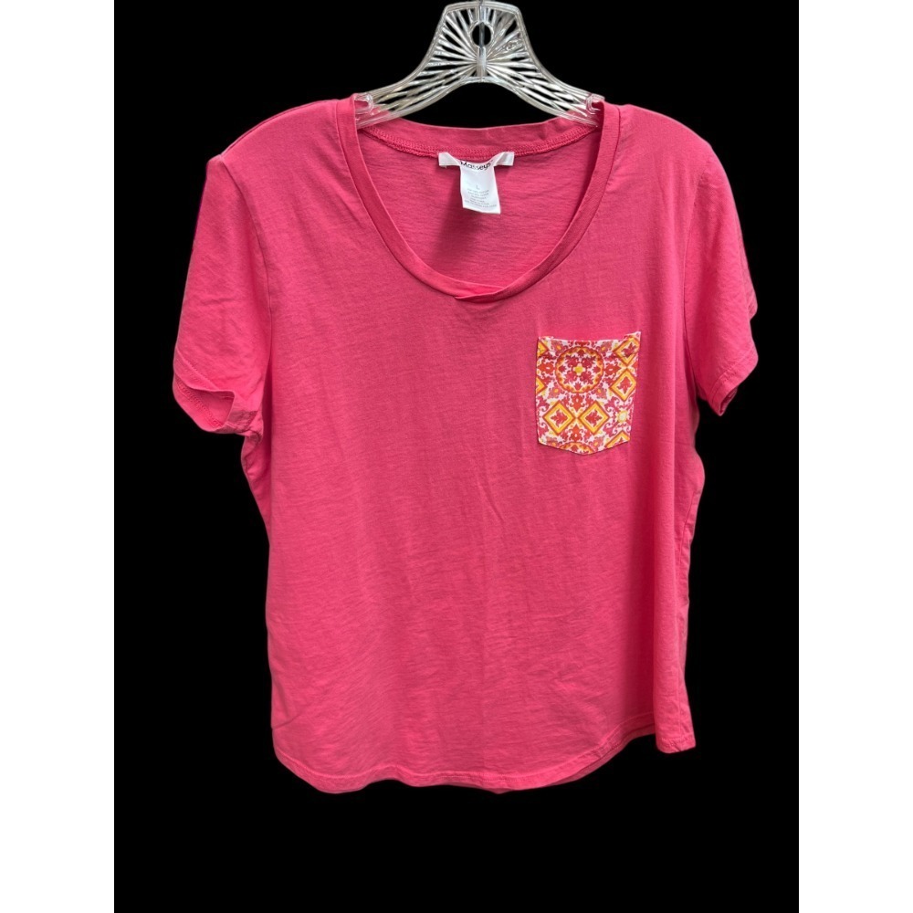 Women's Masseys Pink Sleep‎ Tee Pocket Tshirt